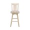 International Concepts San Remo Bar Height Stool, with Swivel, 30." Seat Height, Unfinished S-103SW - alternate 8